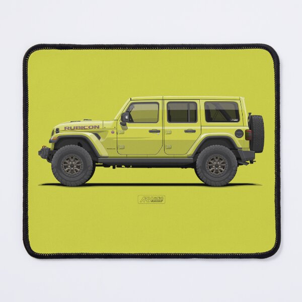 Item preview, Wrangler JL LWB - High Velocity Yellow designed and sold by ARVwerks.