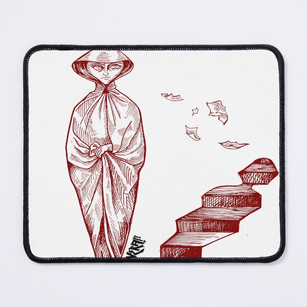 Item preview, red remedios varo ruptua lineart artwork designed and sold by UrielCalavera.