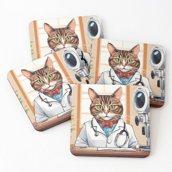 Item preview, The Cat in the Lab Coat 2 designed and sold by Tom-Johnson.