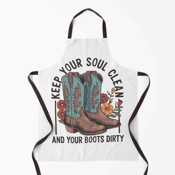 Item preview, Soul Clean, Boots Dirty – Western Cowgirl Boots Design designed and sold by Charlietule.