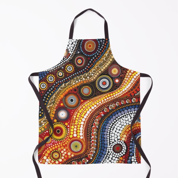 Item preview, Aboriginal Inspired Dot Art - Fossil Pathway designed and sold by GrinGalore.