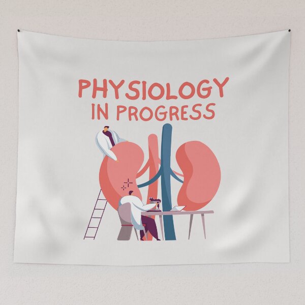Item preview, Physiology in progress - Physiologists - Medical designs for medical doctors and medical graduates designed and sold by ScientistArtist.