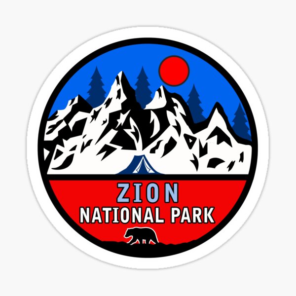 Vista previa del artículo con la obra «Parque Nacional Zion», diseñado y vendido por Nature-Book.