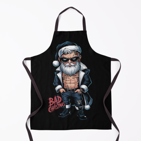 Item preview, Tattooed Bad Santa Cool Christmas Rebel designed and sold by ObjCrea123.