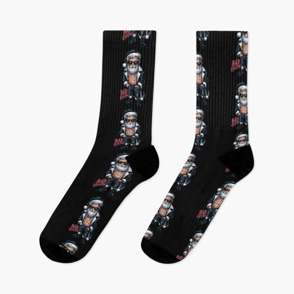 Item preview, Tattooed Bad Santa Cool Christmas Rebel designed and sold by ObjCrea123.