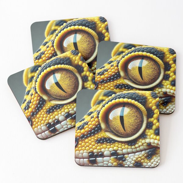 Item preview, Leopard Gecko Eye Close-Up designed and sold by NocturnalNook.