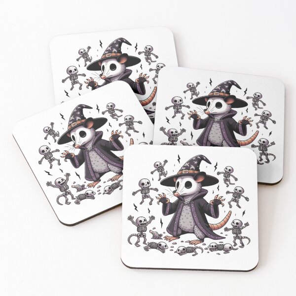 Item preview, Wizard Opossum Spooky Necromancer designed and sold by cami gallo.