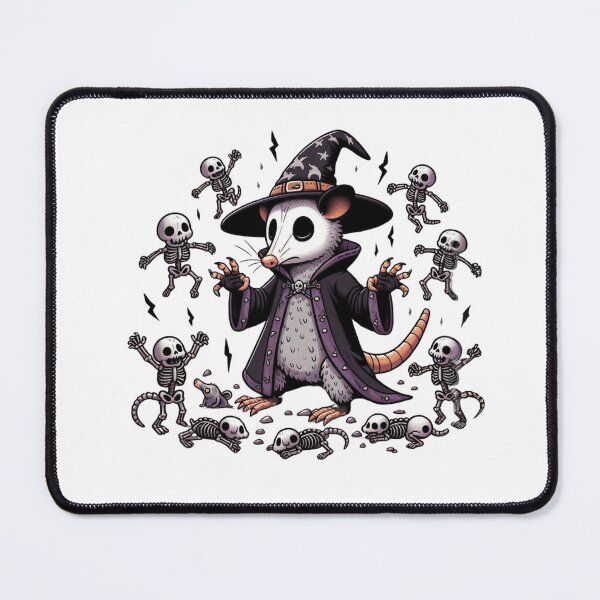 Item preview, Wizard Opossum Spooky Necromancer designed and sold by cami gallo.