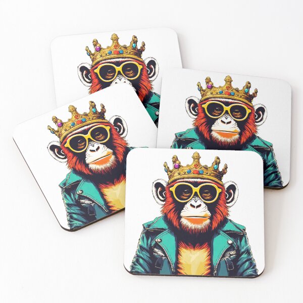 Item preview, Monkey King with Crown and Shades 2 designed and sold by Tom-Johnson.