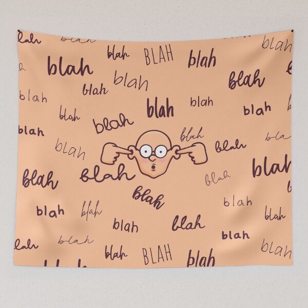 Item preview, Blah blah blah... Can't hear a thing designed and sold by Scrabbly Doodles.