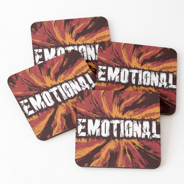 Item preview, Raw Emotion Fiery Blast Powerful Abstract Typography designed and sold by LuminShadowArt.