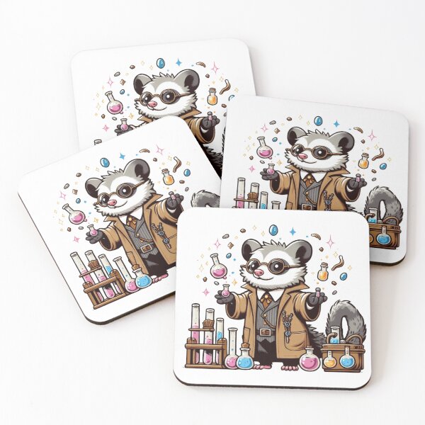 Item preview, Wizard Opossum Alchemist designed and sold by cami gallo.