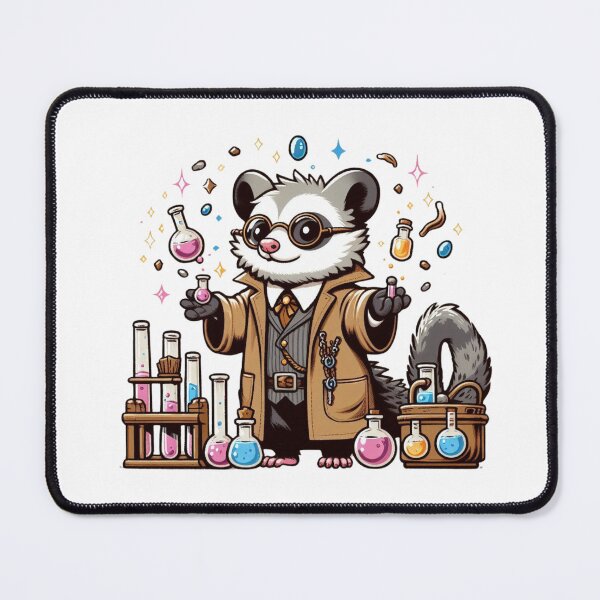Item preview, Wizard Opossum Alchemist designed and sold by cami gallo.