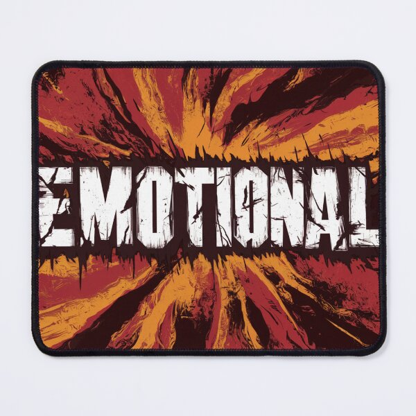 Item preview, Raw Emotion Fiery Blast Powerful Abstract Typography designed and sold by LuminShadowArt.