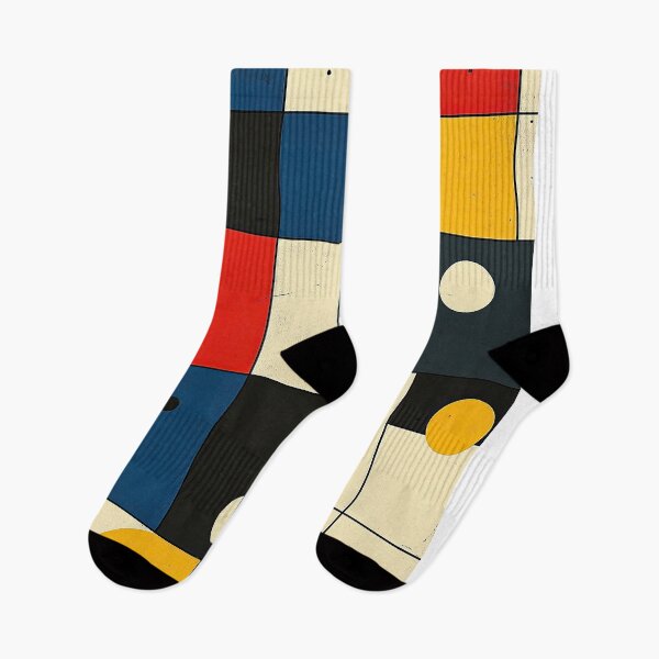 Item preview, Bauhaus, Bauhaus, inspired by Piet Mondrian, red, blue, yellow designed and sold by ArtHouseNiklas.