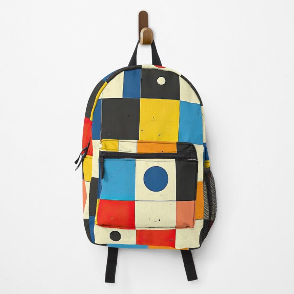 Item preview, Bauhaus, Bauhaus, inspired by Piet Mondrian, red, blue, yellow designed and sold by ArtHouseNiklas.