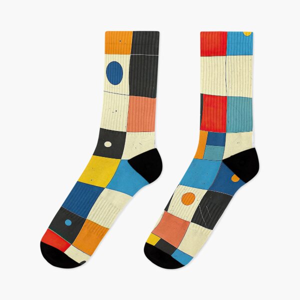 Item preview, Bauhaus, Bauhaus, inspired by Piet Mondrian, red, blue, yellow designed and sold by ArtHouseNiklas.