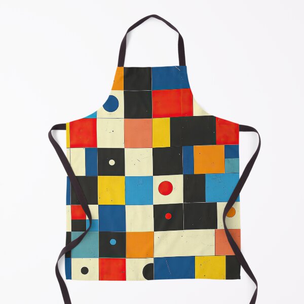 Item preview, Bauhaus, Bauhaus, inspired by Piet Mondrian, red, blue, yellow designed and sold by ArtHouseNiklas.