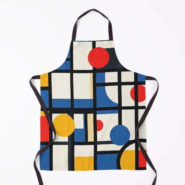 Item preview, Bauhaus, Bauhaus, inspired by Piet Mondrian, red, blue, yellow designed and sold by ArtHouseNiklas.