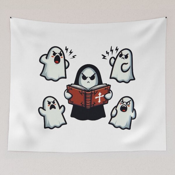 Item preview, Halloween Spooky Angry Ghost Pack  designed and sold by Smartmerch99.