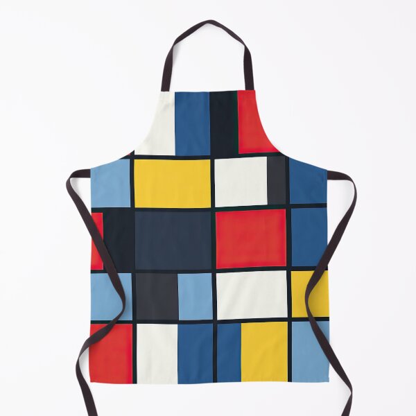 Item preview, Bauhaus, Bauhaus, inspired by Piet Mondrian, red, blue, yellow designed and sold by ArtHouseNiklas.