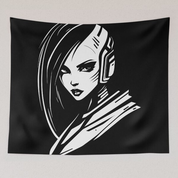 Item preview, Hero Girl Cyberpunk designed and sold by humminghaven.