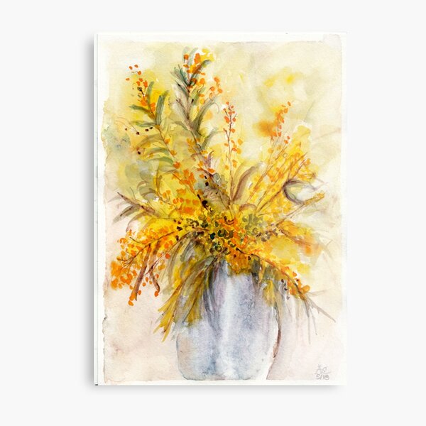 Mimosa Metallbild