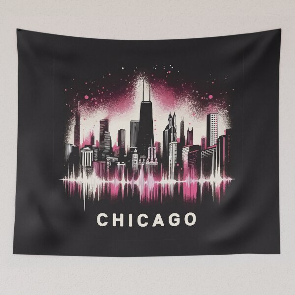 Item preview, Chicago Cityscape Modern designed and sold by TomFrontierArt.