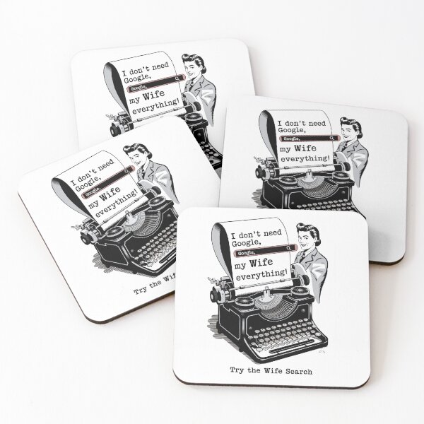Item preview, Funny "Wife Knows Everything" Vintage Typewriter Design designed and sold by ObjCrea123.