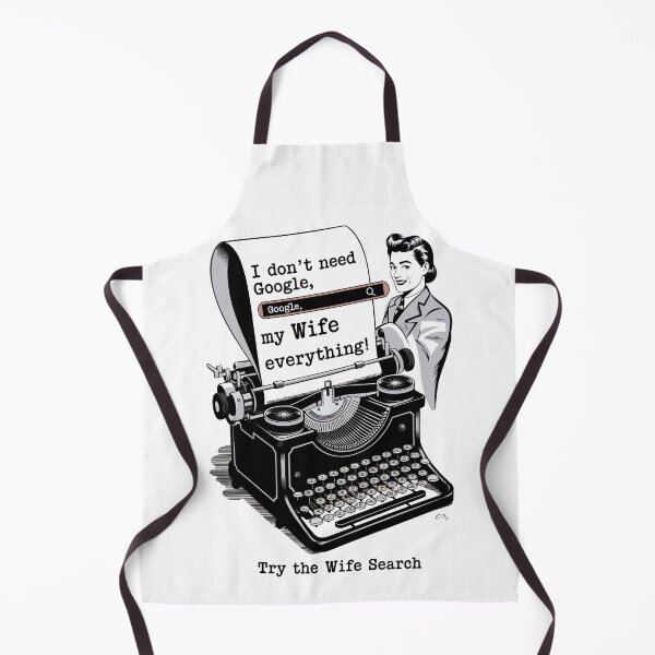 Item preview, Funny "Wife Knows Everything" Vintage Typewriter Design designed and sold by ObjCrea123.