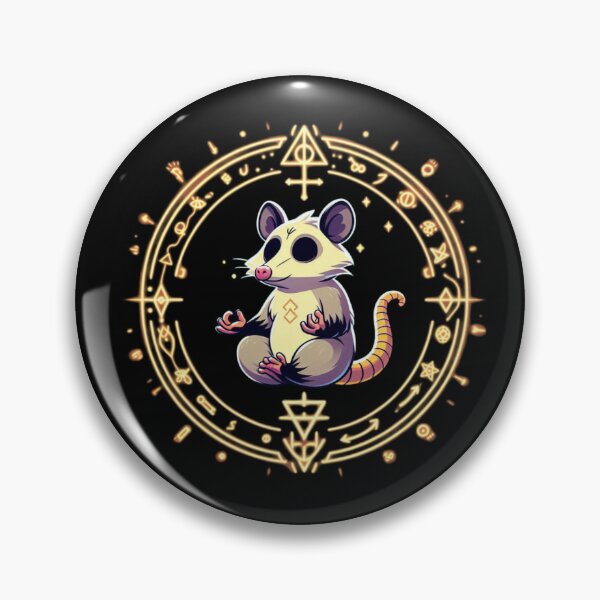 Item preview, Wizard Opossum in Arcane Meditation designed and sold by cami gallo.