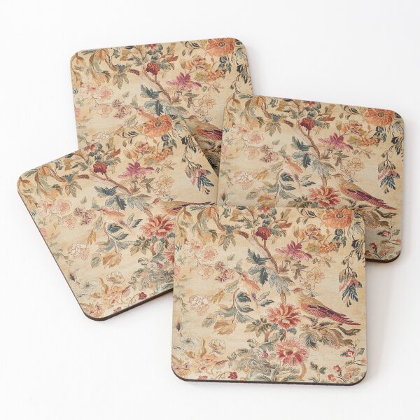 Item preview, Antique Floral Birds Carpet designed and sold by GrinGalore.