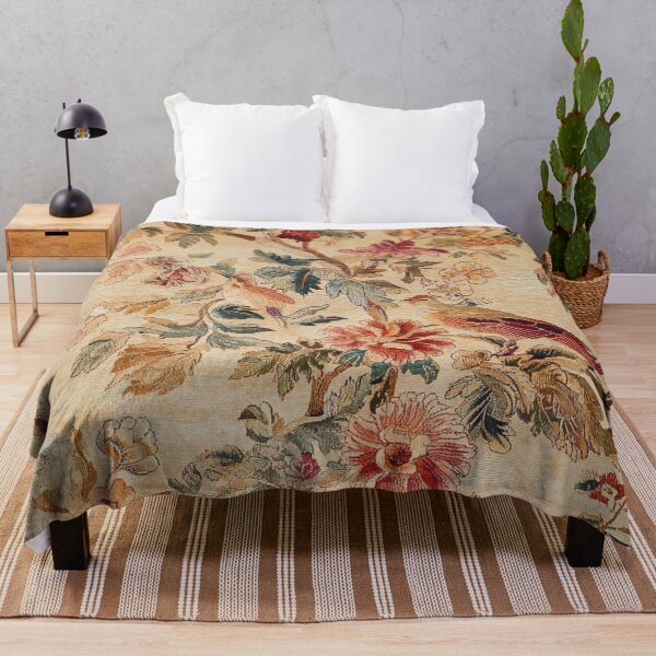 Item preview, Antique Floral Birds Carpet designed and sold by GrinGalore.
