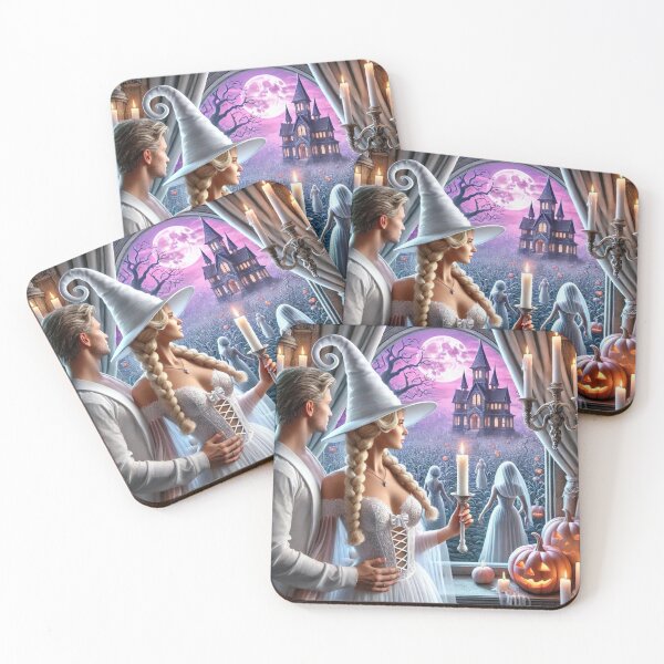 Item preview, Haunting Love: The Enchanted Couple of the Halloween Realm designed and sold by Meta2Physical.