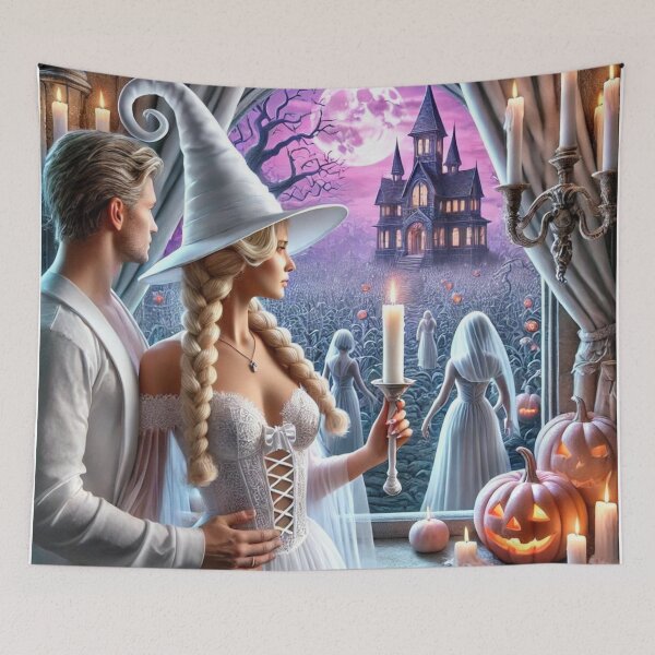 Item preview, Haunting Love: The Enchanted Couple of the Halloween Realm designed and sold by Meta2Physical.