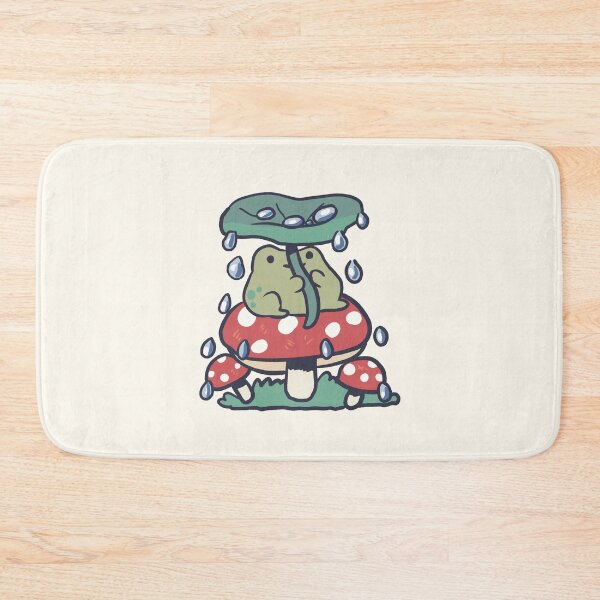 Item preview, Cute frog on a mushroom  designed and sold by Artofmayara.