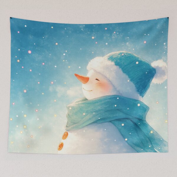 Item preview, Blissful Snowman designed and sold by AshiraCreations.