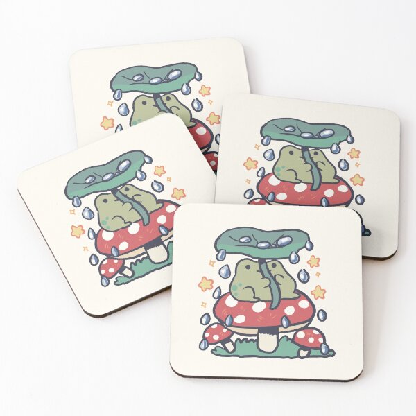 Item preview, frog on a mushroom  designed and sold by Artofmayara.