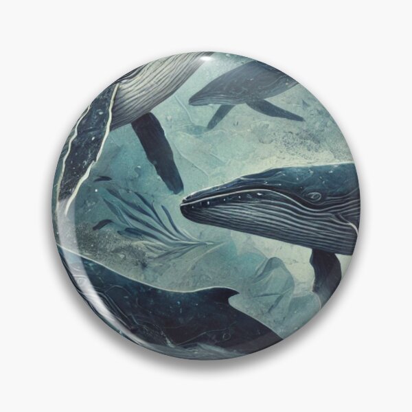 Item preview, Moody Whale Pattern  designed and sold by blackcatsvault.