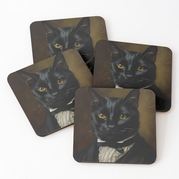 Item preview, The Regal Feline - Black Cat designed and sold by blackcatsvault.