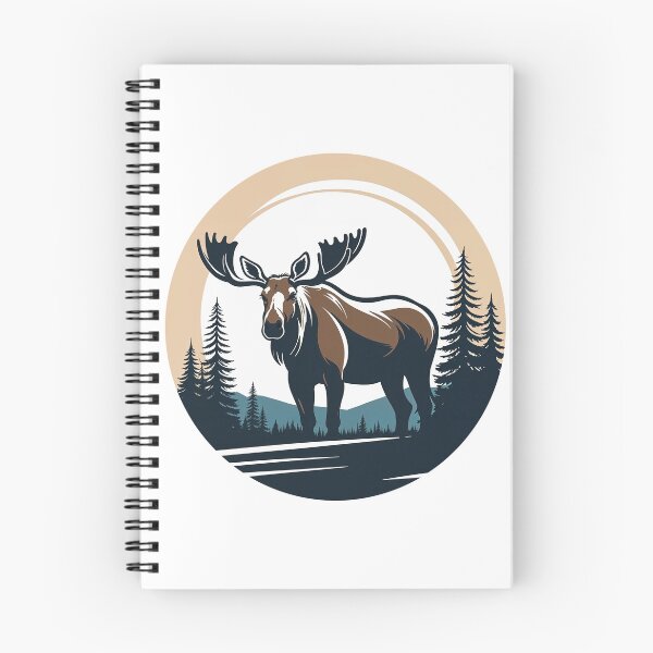 Item preview, A large moose standing in a forest  designed and sold by PixelRoots.