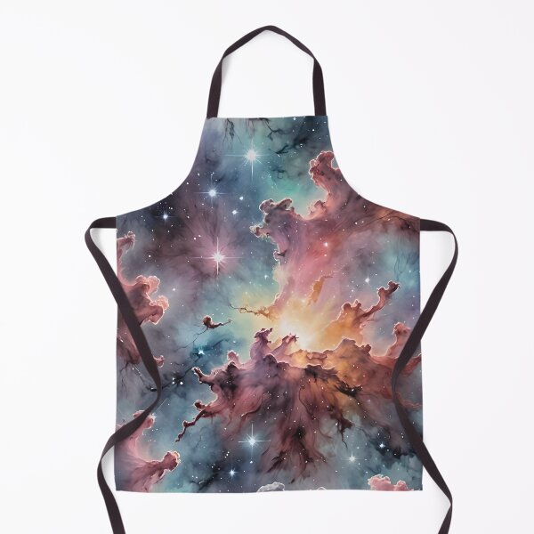 Item preview, Arte en acuarela de la nebulosa del espacio profundo designed and sold by OlexPrints.