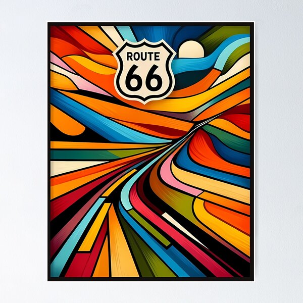 Item preview, Ride the Legendary Route 66 – The Mother Road! designed and sold by OzzFrequency.