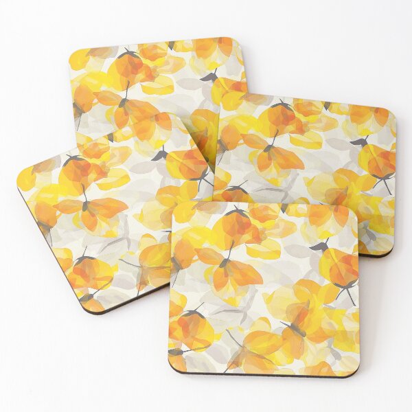 Item preview, Marigold Minimalist Gold Orange and Yellow Flower Floral Background  designed and sold by squishmuffin101.
