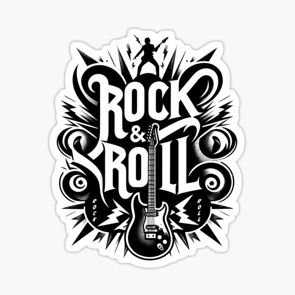 Item preview, Rock and Roll Concert | Concert tee Black designed and sold by HeeShirt.