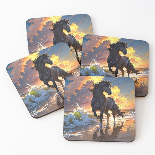 Item preview, Majestic Horse On a Seaside Shore designed and sold by ColorFlick.