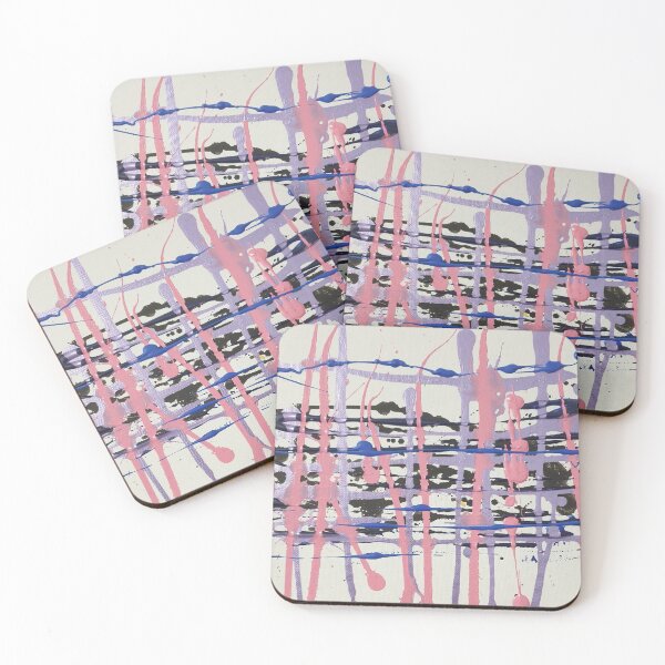 Item preview, Acrylic painting "Pink Net" designed and sold by IreneSchlik.
