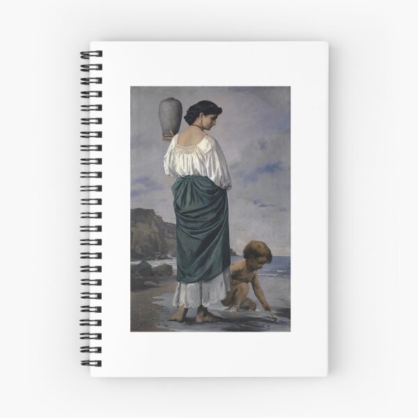 Item preview, At The Beach, Fisher Maiden In Antium - Anselm Feuerbach designed and sold by majin666bkk.