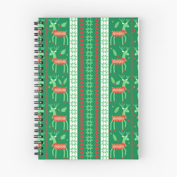 Item preview, Christmas Reindeer Seamless Pattern designed and sold by HippoInkStudio.