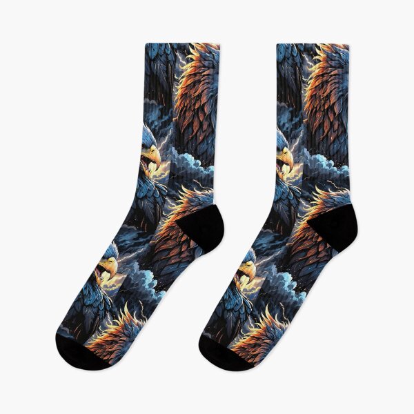 Item preview, Gothic Eagle Majestic Fierce Intricate Feathers Dark Art designed and sold by ByteyCreatives.